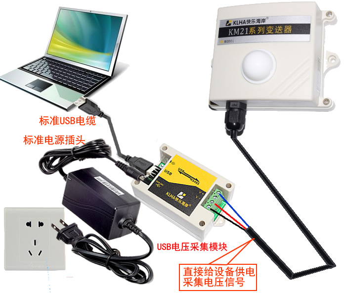 快乐海岸KM21V61 20W宽量程电压型光照度传感器 0-5V可选配DC0-10