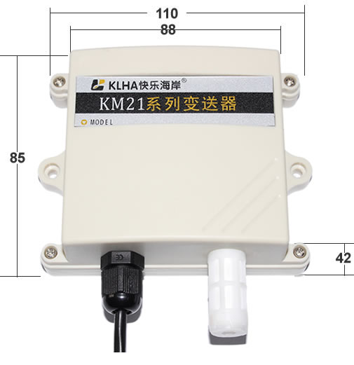 PT100 4-20mA温度变送器(KM2101M、PT100温度、变送器、4-20mA、20mA、电流输出、电压输出、远程温湿度|KM2101M)