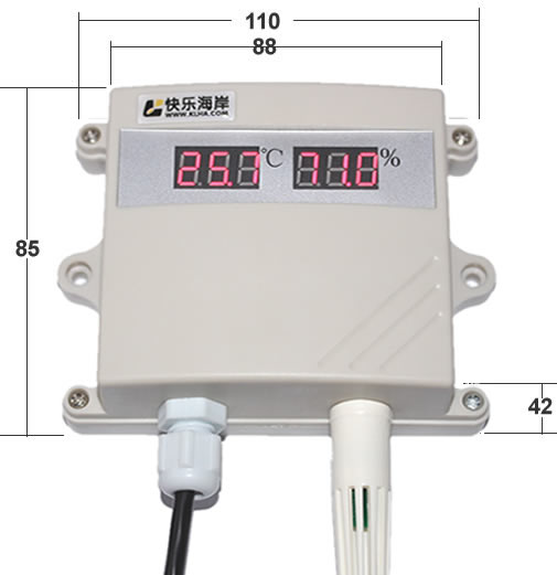 PT100 4-20mA温度变送器(KM2101M、PT100温度、变送器、4-20mA、20mA、电流输出、电压输出、远程温湿度|KM2101M)